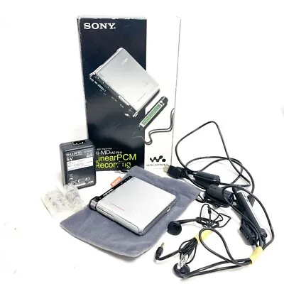 Kaufen SONY Mz-Rh1 Minidisc Recorder Player Hi-Md Walkman Minidisc Mp3 Digital Box • 1,461.52€