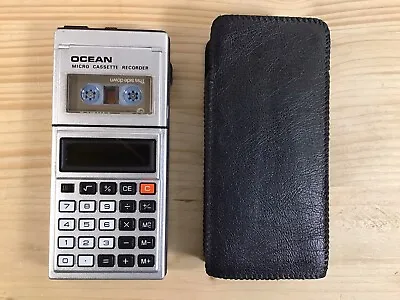 Kaufen - Micro Cassette Recorder OCEAN - Calculator Combination MODEL MC-100 Rare • 85€