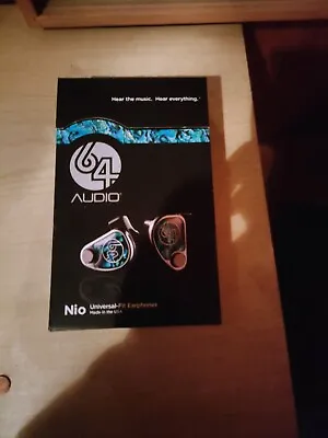 Kaufen 64 Audio Nio High End In-Ear Kopfhörer Monitor UVP Euro 2149,- Iem, In Ears • 1,299€