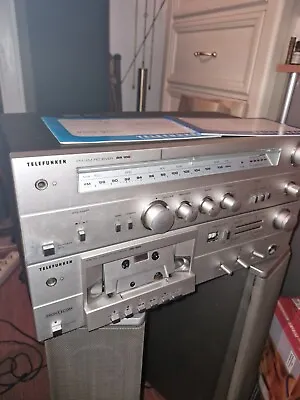 Kaufen Telefunken RR 100 Receiver, Verstärker,RC 100 Metal Cassette Deck,Für Bastler • 48€