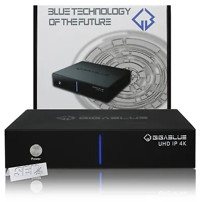 Kaufen GigaBlue UHD IP Box 4K Ultra HD 8GB Flash IPTV Gigabit S2X Sat Tuner Multiroom  • 84€