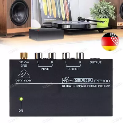 Kaufen Phono Plattenspieler Vorverstärker Mini Elektronik Audio Stereo Phonograph RCA • 18.99€