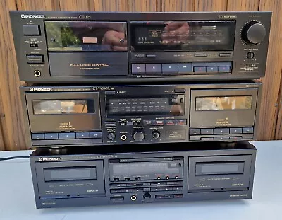 Kaufen Pioneer Cassetten Deck Konvolut: CT-W530R, CT-W350R, CT-225 - Tapedecks • 39.99€