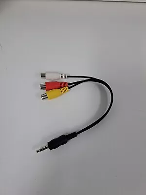 Kaufen XORO 2,5 Mm Mini AV Stecker Auf 3 RCA Buchse Video Kabel Stereo Jack Adapter • 1.49€