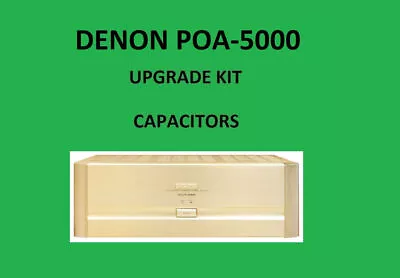 Kaufen Stereo-Verstärker DENON POA-5000 Reparatursatz - Alle Kondensatoren • 110.83€