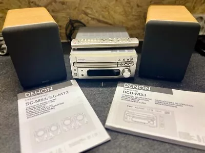 Kaufen DENON CD RECEIVER RCD-M33 + Denon SC-M53 Lautsprecher Speakers • 100€