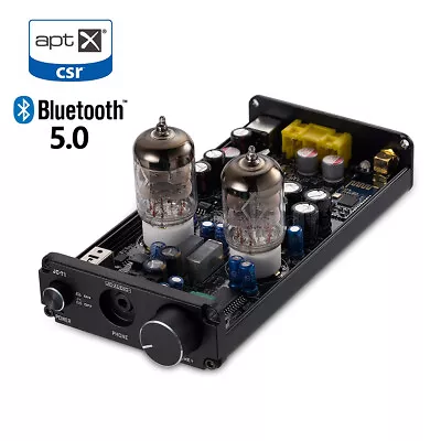 Kaufen HiFi Bluetooth 5.0 DAC Stereo-Empfänger Röhren Kopfhörerverstärker Tube Amp APTX • 107.09€