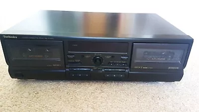 Kaufen TECHNICS - Stereo Cassetten Recorder Doppelkassetten Double Tape Deck - RS-TR373 • 75€