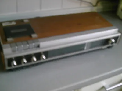 Kaufen Vintage Philips Musikanlage (Radio + Kassettendeck) Alt 70er Jahre Teildefekt • 145€
