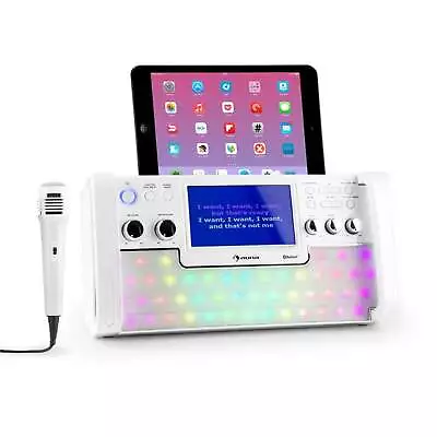 Kaufen (b-ware) Karaoke Musik Kompakt Anlage System Bluetooth Mp3 Cd Player Usb Boxen • 77.99€