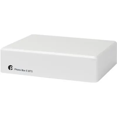 Kaufen PRO-JECT Phono Box E BT5 Phonovorverstärker Bluetooth StreamingEmpfänger MM Weiß • 145€