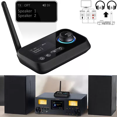 Kaufen Auvisio 2in1-Audio-Sender Und -Empfänger Mit Bluetooth 5, TOSLINK, LED-Display • 22.99€