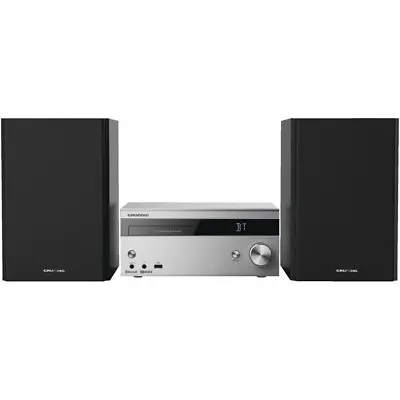 Kaufen Grundig CMS 4000 BT Mini-System Silber DAB+ 2x 50 Watt Kompakt Musikanlage • 149€