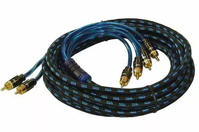 Kaufen Y Cinch 2 Auf 4 Adapter Kabel [NEU] 5,0m Verbindung 500cm RCA Splitter Koaxial • 9.99€