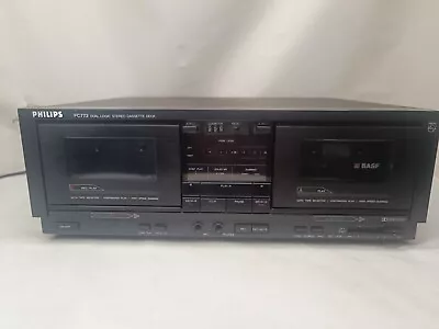 Kaufen Philips FC772 Dual Logic Stereo Kassette Player Recorder Deck Kassettenrekorder • 129.95€