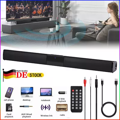 Kaufen Wireless Soundbar Lautsprechersystem Subwoofer Bluetooth Surround TV Heimkino  • 33.98€