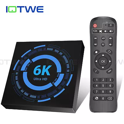 Kaufen T95X Smart TV BOX 128GB,4GB Android 12.0 OS 5G WIFI6 Media Stream Player 6K HD • 37.98€