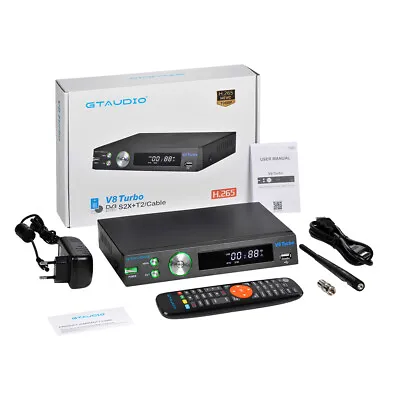 Kaufen Sat Receiver DVB-S2/S2X/T2 FHD Satelliten Terrestrischer TVSAT Decoder USB WLAN • 29.99€