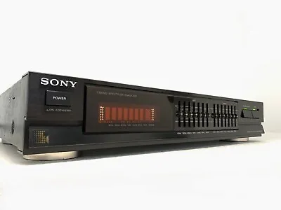 Kaufen SONY SEQ-310 Stereo Graphic Equalizer Spectrum Analyzer Vintage 1989 Good Look • 197.39€