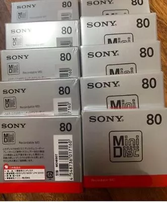 Kaufen Sony Md Rohling Minidisc 80 Minuten Bespielbar Md MDW80T 20 Disk Set Neu • 54.56€