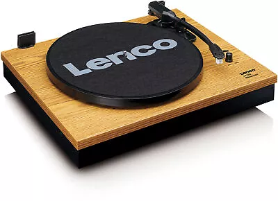 Kaufen Lenco LS-50WD Plattenspieler Aus Holz Mit Integrierten Lautsprechern USB  • 119.90€