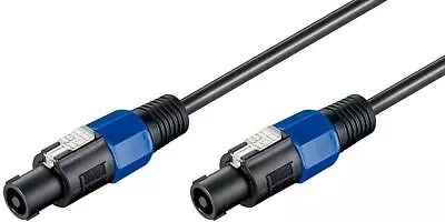 Kaufen PA Verbindungskabel Speakon® Kompatibel Stecker Schwarz 5,0m 5m Boxen Kabel • 10.83€