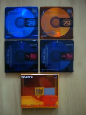 Kaufen SONY MiniDisc 74  NEU 1 X Originalverpackt  2 X NEU  Ohne Verpackung  2 X Gratis • 9.90€