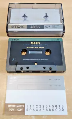 Kaufen TDK MA-XG 60 METAL Tape Musikkassette • 30€