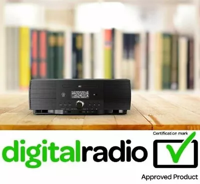 Kaufen Majority HNT-CDAB-BLK CD Kompakt Stereo System FM DAB Radio Schwarz • 124.47€