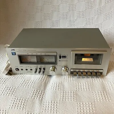 Kaufen JVC KD-10 Silber Kassettendeck 1978 - Getestet Und Funktionsfähig • 69.10€