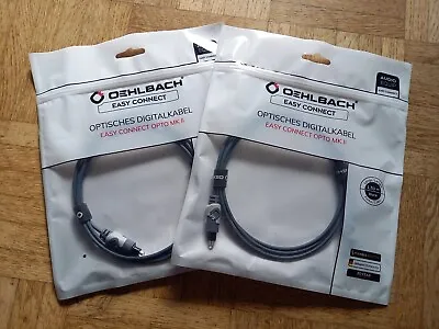 Kaufen Easy Connect OPTO MK II Ohelbach Optisches Digitalkabel 2Stk Neu Ovp • 15€