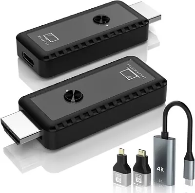 Kaufen Drahtloser HDMI-Sender Und -Empfänger, Plug & Play, Tragbares Full HD HDMI-Kit • 65.44€