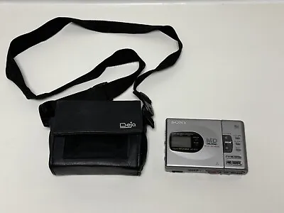 Kaufen Sony MZ-R35 MD Mini Disc Walkman Digital Recording Silber+Tasche Funktionsfähig • 99.99€