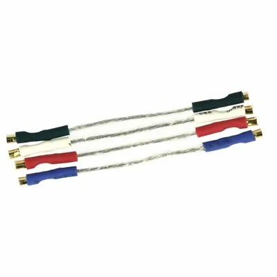 Kaufen Thakker HC-Silver Headshell Lead Wires / Tonkopf Kabel Set Leads  *NEU* • 21.99€