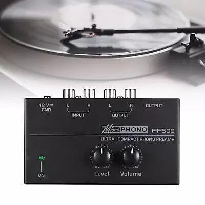 Kaufen PP500 Phono-Plattenspieler-Vorverstärker Mit DC 12V-Adapter • 28.94€
