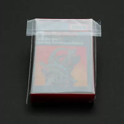 Kaufen 100 St. Musik Kassetten Schutzhüllen Aus Glasklarer Folie Hörbuch MC 109x70x17 • 6.60€
