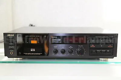 Kaufen Akai GX-32 HiFi Super GX Stereo Cassette Tape Deck In Schwarz Generalüberholt! • 299€