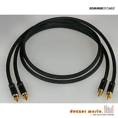 Kaufen 2x 5m Cinch-Kabel ALBEDO Neutrik/Rean Sommer Cable RCA NF-Kabel Phonokabel...TOP • 119.90€