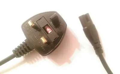 Kaufen Abbildung 8 Netzleitung Zu 3 Pin UK Stecker 3A 2m Für Sony ZS-S4iP Ghettoblaster Box Lautsprecher • 9.06€