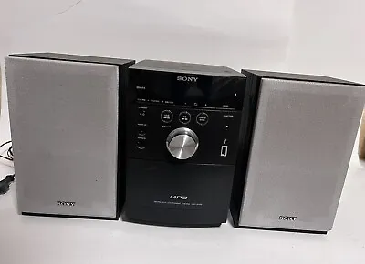 Kaufen SONY Micro Hi-Fi Anlage Component System CMT-EH26 + 2 Lautsprecherboxen • 25€