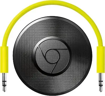 Kaufen Google Chromecast Audio | Streaming-Gerät | Glänzend Schwarz | AUX, WLAN, J42R-UXGA • 48.77€