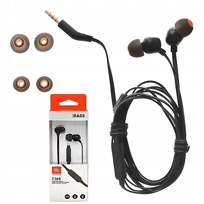 Kaufen JBL Tune 160 In-Ear-Kopfhörer Mit Kabel Schwarz • 13.99€