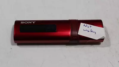 Kaufen DEFEKT Sony Walkman NWZ-B183 2GB MP3 Player Rot FÜR TEILE • 4.61€