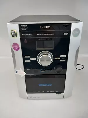 Kaufen Philips Silber/schwarz Mini HiFi System Stereo Einheit Nur Für Teile/Reparatur • 17.26€