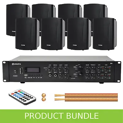 Kaufen Inta Audio 2-Zonen Heim/Büro Musiksystem Mit 8 Wandlautsprechern • 376.95€