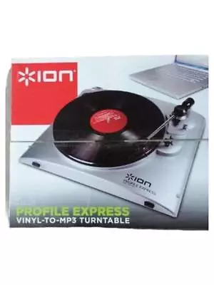 Kaufen ION Profile Express USB Plattenspieler Silber Neu • 82.95€