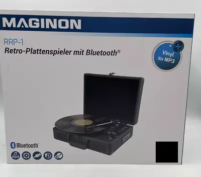 Kaufen Maginon Retro Plattenspieler Mit Bluetooth® RRP-1 Lautsprecher MP3 Umwandlung • 49€