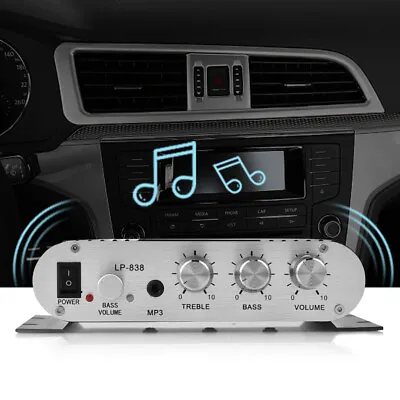 Kaufen Heiß Mini HiFi 2.1 Stereo Bass Auto Auto Home Endstufe Digital Amp • 20.21€
