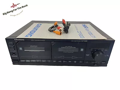 Kaufen Grundig CCF 5300 Twin Cassette Doppel Tape Deck Kassettendeck Kassettenrecorder • 99.90€