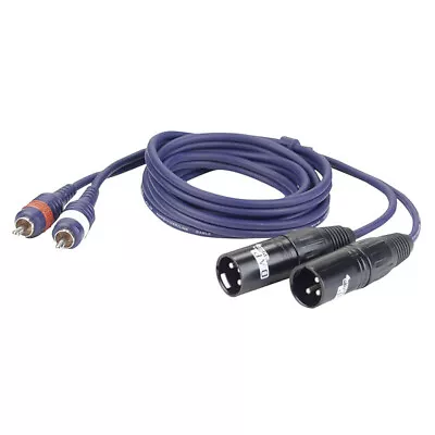 Kaufen DAP Audio FL26 - Adapterkabel Cinch Male Auf 3-pol XLR Male 3 M • 11.49€